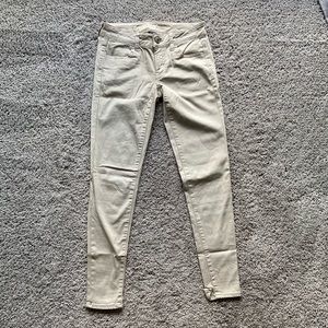 American eagle khaki jeggings